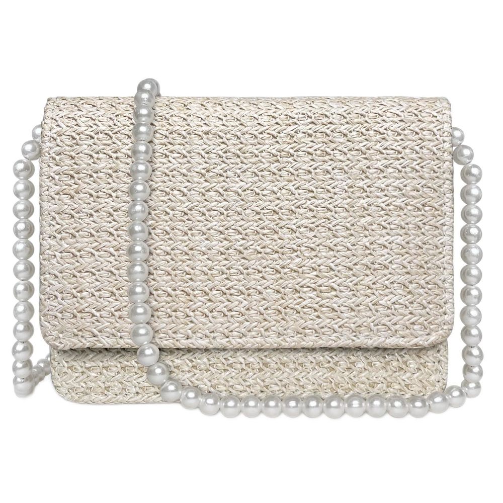 Crossbody Bag Small Straw Beach Shoulder Bag Stylish Woven Bags <3